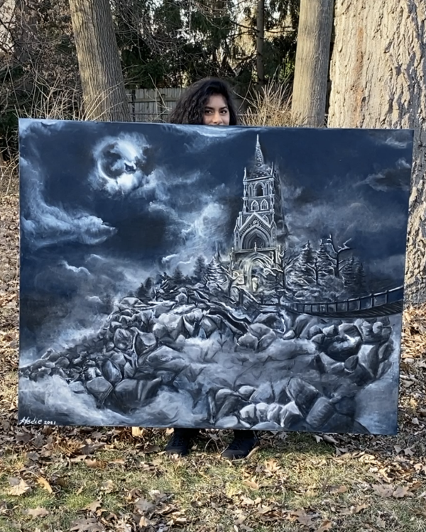 Midnight Chapel Print